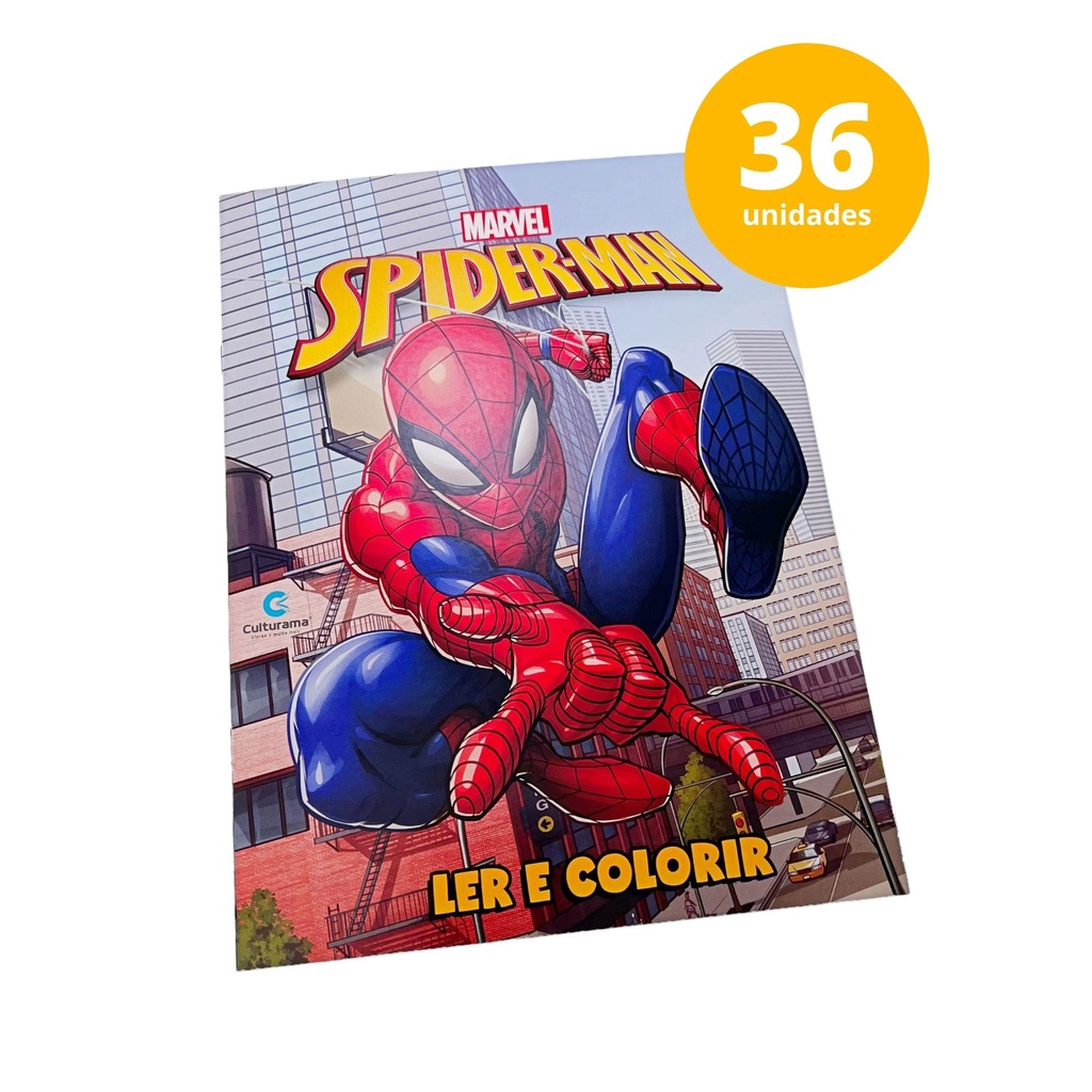 Livro - HOMEM-ARANHA HISTORIAS PARA COLORIR - Livros de