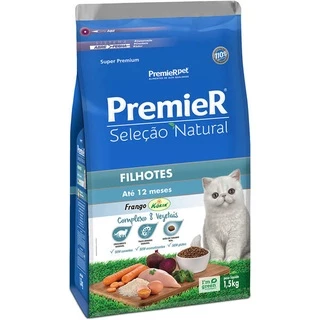 Ração Premier Seleção Natural para Gatos Filhotes Até 12 Meses 1,5kg