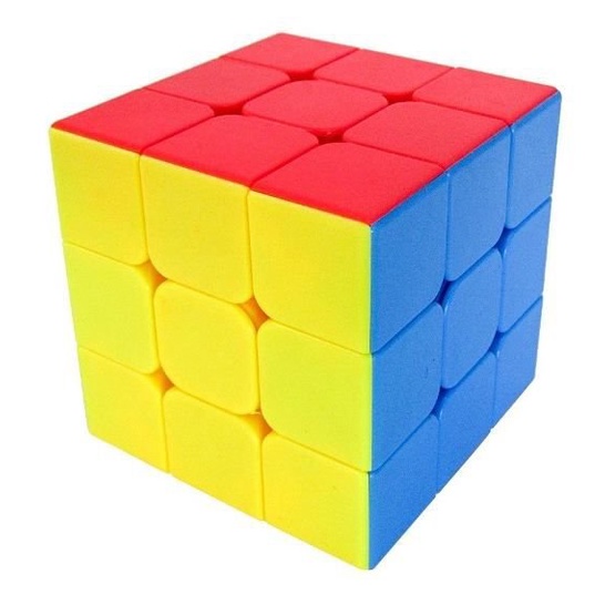 Cubo Mágico 3x3 Preto Adesivado (YJ8358)