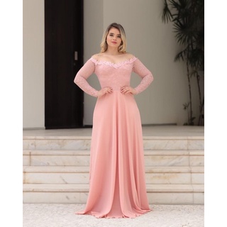 Vestido para madrinha de casamento hot sale no inverno