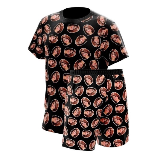 Pijama Masculino personalizado com foto
