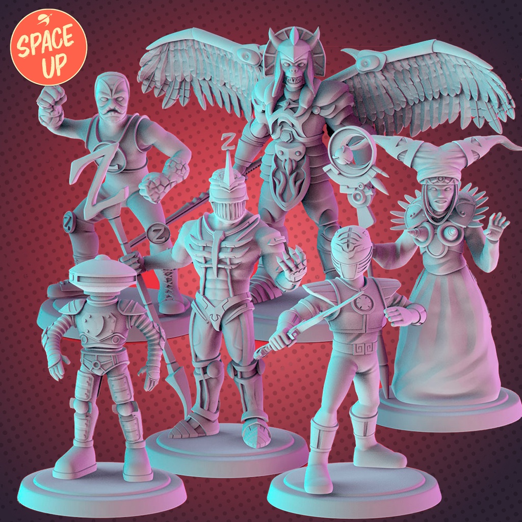 Power Rangers Mighty Morphin Vilões Coleção Completa Miniaturas Para ...