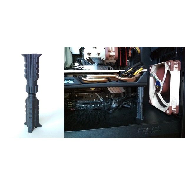 Suporte Gpu / Placa De Video Ajustavel - 75 - 98mm