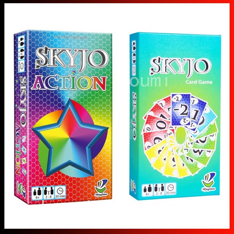 Skyjo By Magilano - Os divertidos presentes de jogos de cartas para  crianças e adultos, jogo ideal para diversão, horas emocionantes de jogo  com