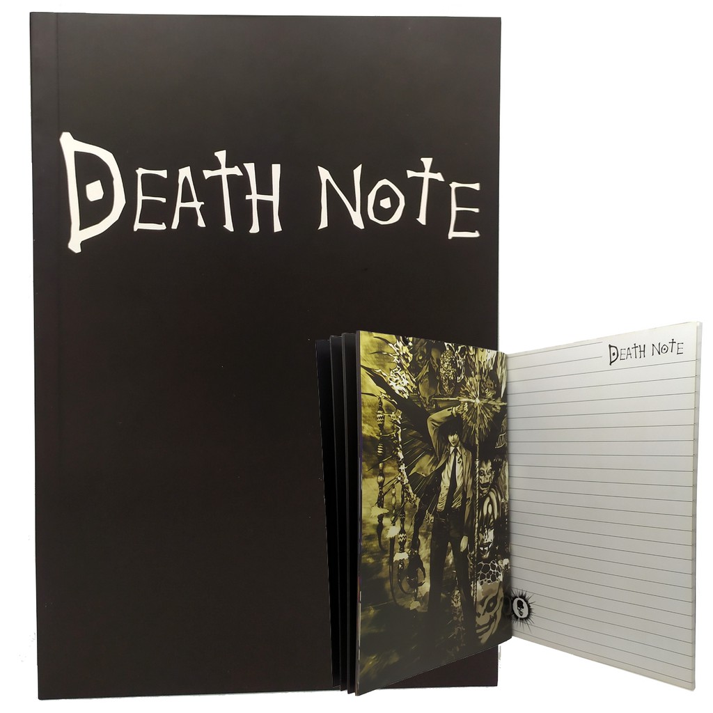 Caderno Death Note Kira Ryuk Anime E Colar L C/ Nota Fiscal