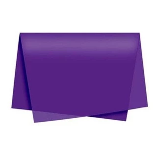 100x Folhas Papel Seda 48 X 60 Roxo