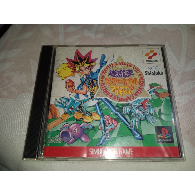 Yugioh Monster Capsule Breed and Battle completo 100% original Sony PS1 Japonês