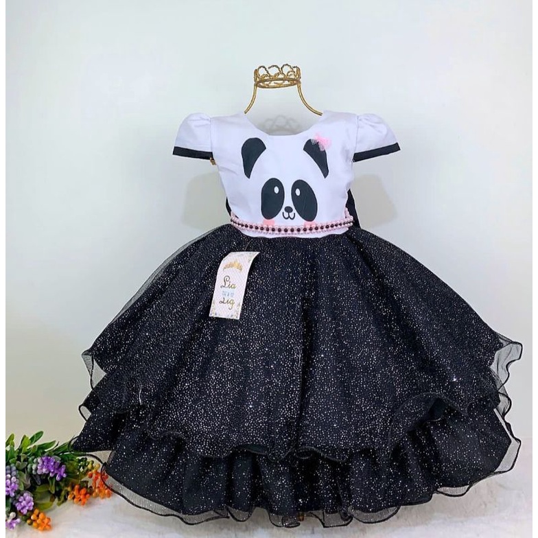 Vestido de panda store infantil