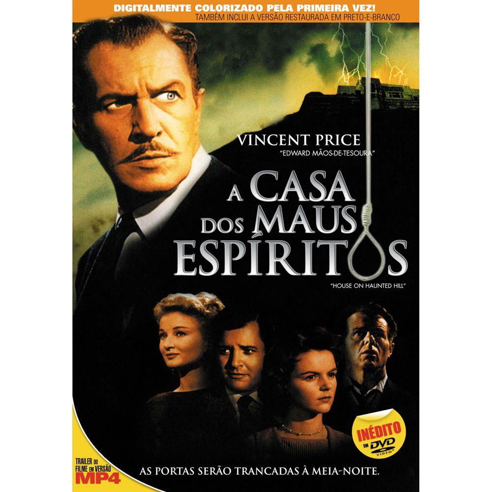 DVD A Casa dos Maus Espiritos - Vincent Price | Shopee Brasil