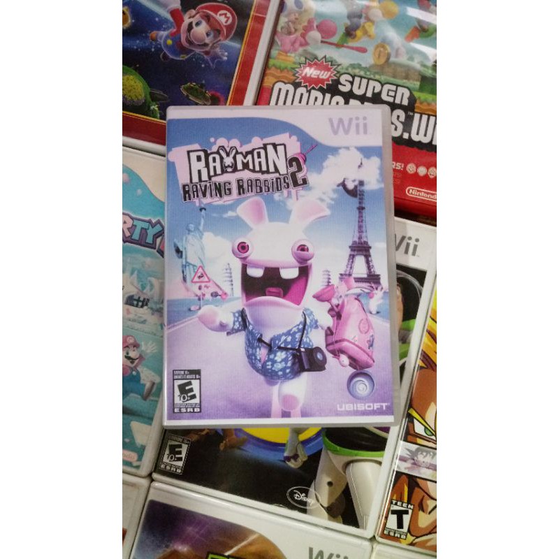 Rayman Raving Rabbids 2 original Nintendo Wii (capa refeita) | Shopee ...