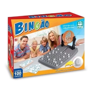 Jogo Bingão Com 100 Cartelas 1050 - Nig
