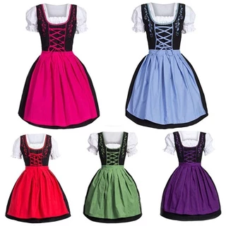 Vestir Roupa Bavária Alemã Dirndl Costume Cosplay Festival Garçom Oktoberfest