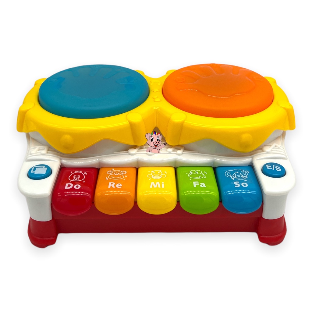 Brinquedo de Piano de Tambor, Brinquedo de Piano Infantil Teclado  Educacional Multifuncional Brinquedo de Piano para bebê Com Música de  História de Jogo para Presente de (Sakura : : Instrumentos  Musicais