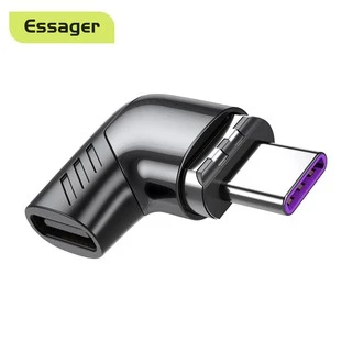 Adaptador USB Tipo C De 100W Macho Para Fêmea Mackbook Pro Huawei -