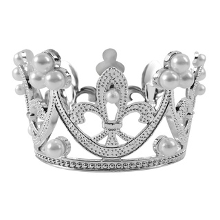 CANIGHT Tiara De Coroa Infantil Laços De Cabelo Infantil Coroa De Cristal  Decorações De Bolo De Princesa Aniversário Chapéus De Coco Para Bolos  Tecido De Cinto De Cabelo De