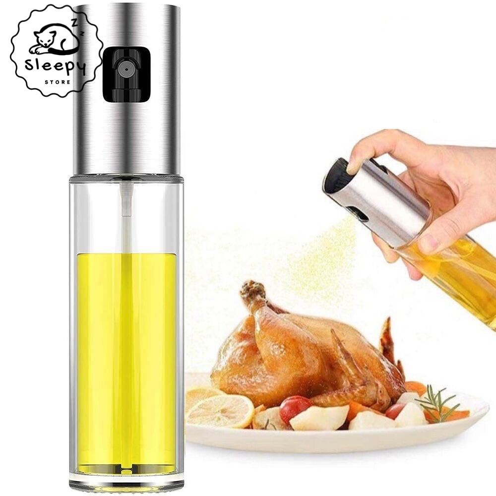 Spray Pulverizador Borrifador Azeite Vinagre Vidro Inox