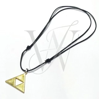 Colar Cordão Ajustável Triforce Zelda