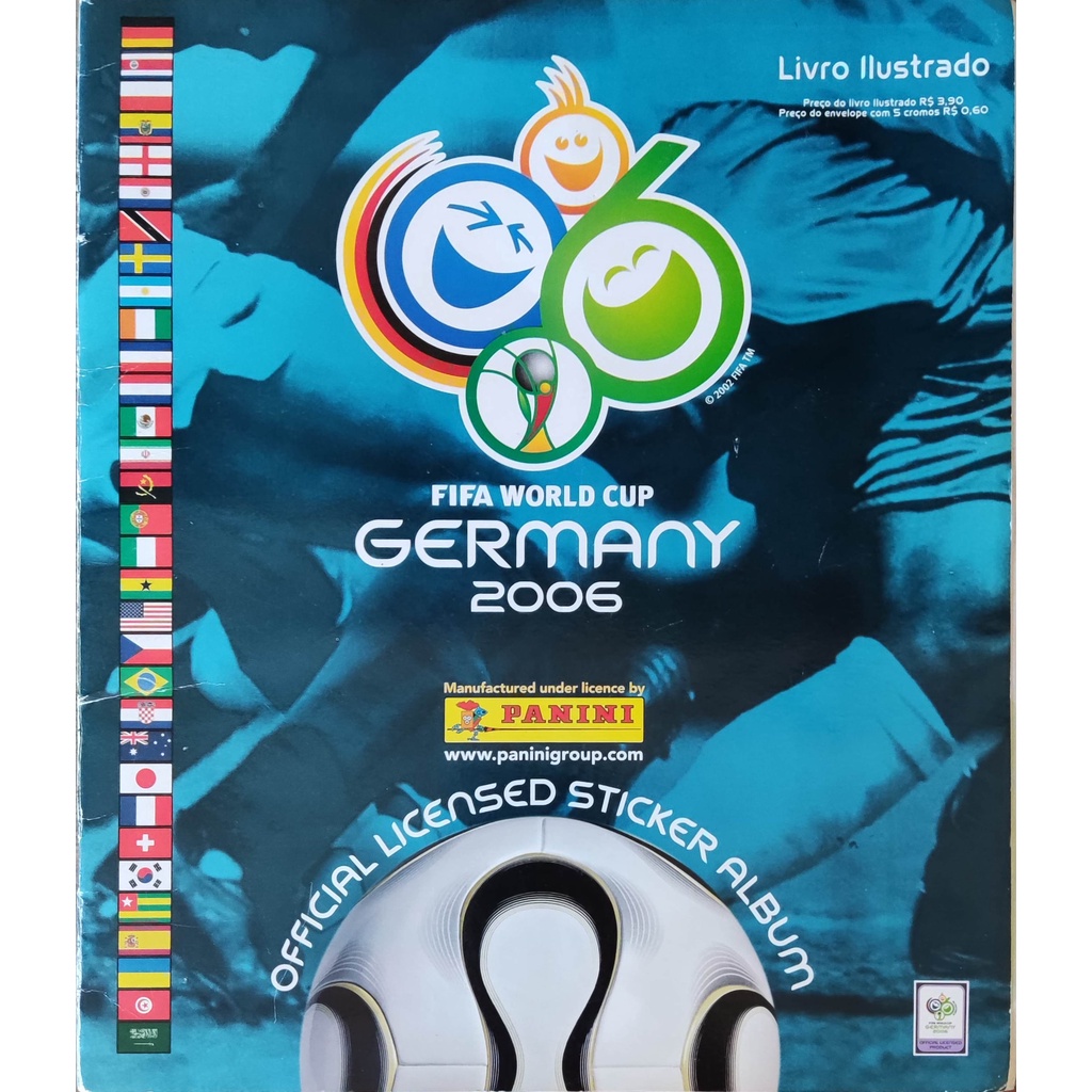 Álbum Copa do Mundo 2006 Alemanhã Completo/Colado