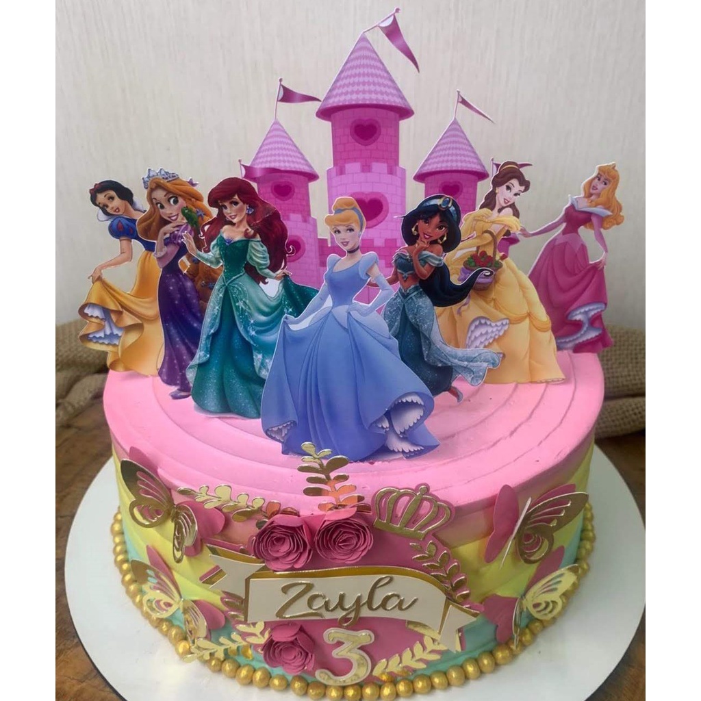 topo de bolo princesas disney em Promoção na Shopee Brasil 2023