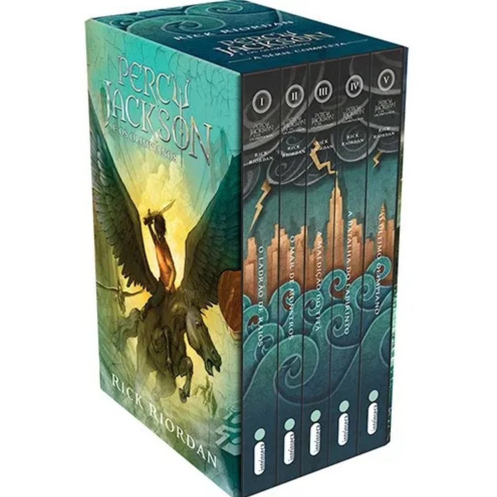 Livro - Box Percy Jackson e os olimpianos - 5 Livros | Shopee Brasil