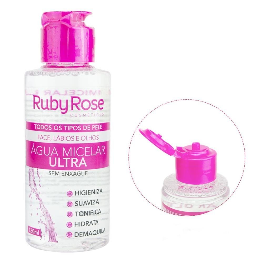 Agua Micelar Ultra - Ruby Rose 120ml | Shopee Brasil