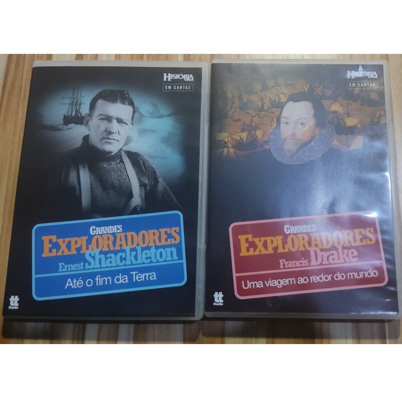 Coleção Grandes Exploradores: Ernest Shackleton / Francis Drake (DVD ...