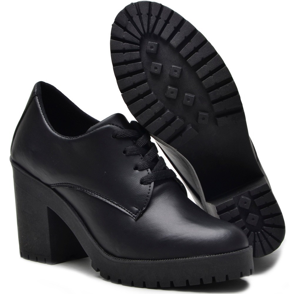 Oxford Feminino Fosco Sola Tratorada até o 43