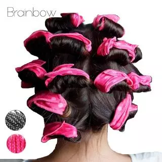 Brainbow 10PC Almofada Esponja Mágica Macia Rolos De Espuma Flexível & Modeladores De Cabelo Para Salão De Bricolage