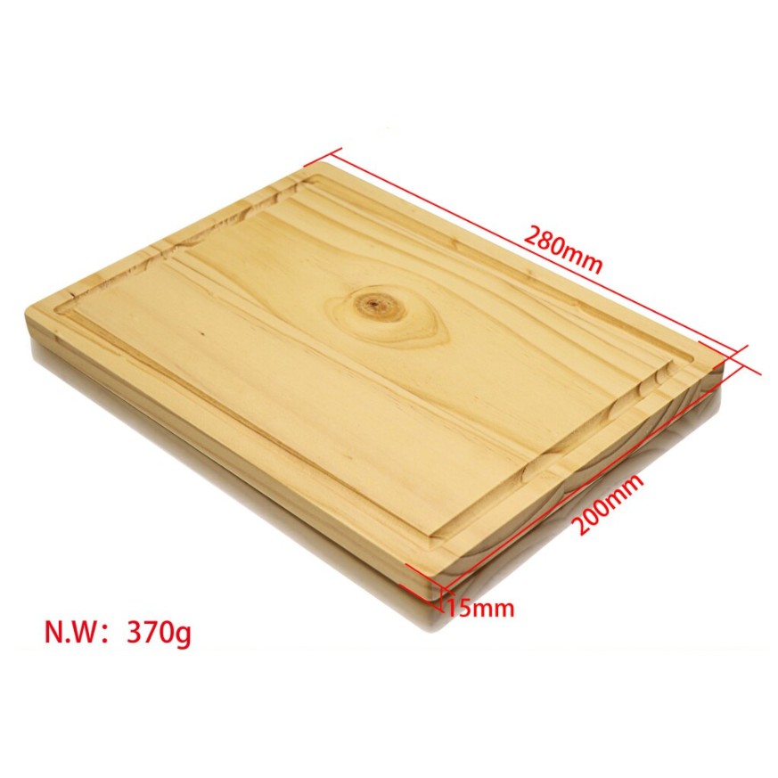 Tábua Pinus Para Cortar e Servir 30 cm