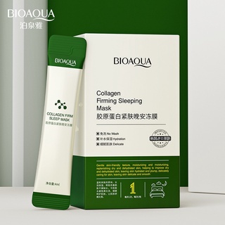 [BIOAQUA Máscara De Colágeno Firmador Boa Noite Adormecedora Anti-Envelhecimento Hidratante Óleo-Controle De Cuidados Com A Pele 20Pcsbioaqua