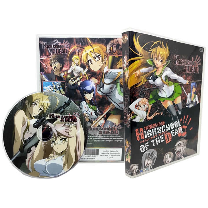 Dvd High School Of The Dead Legendado - Escorrega o Preço