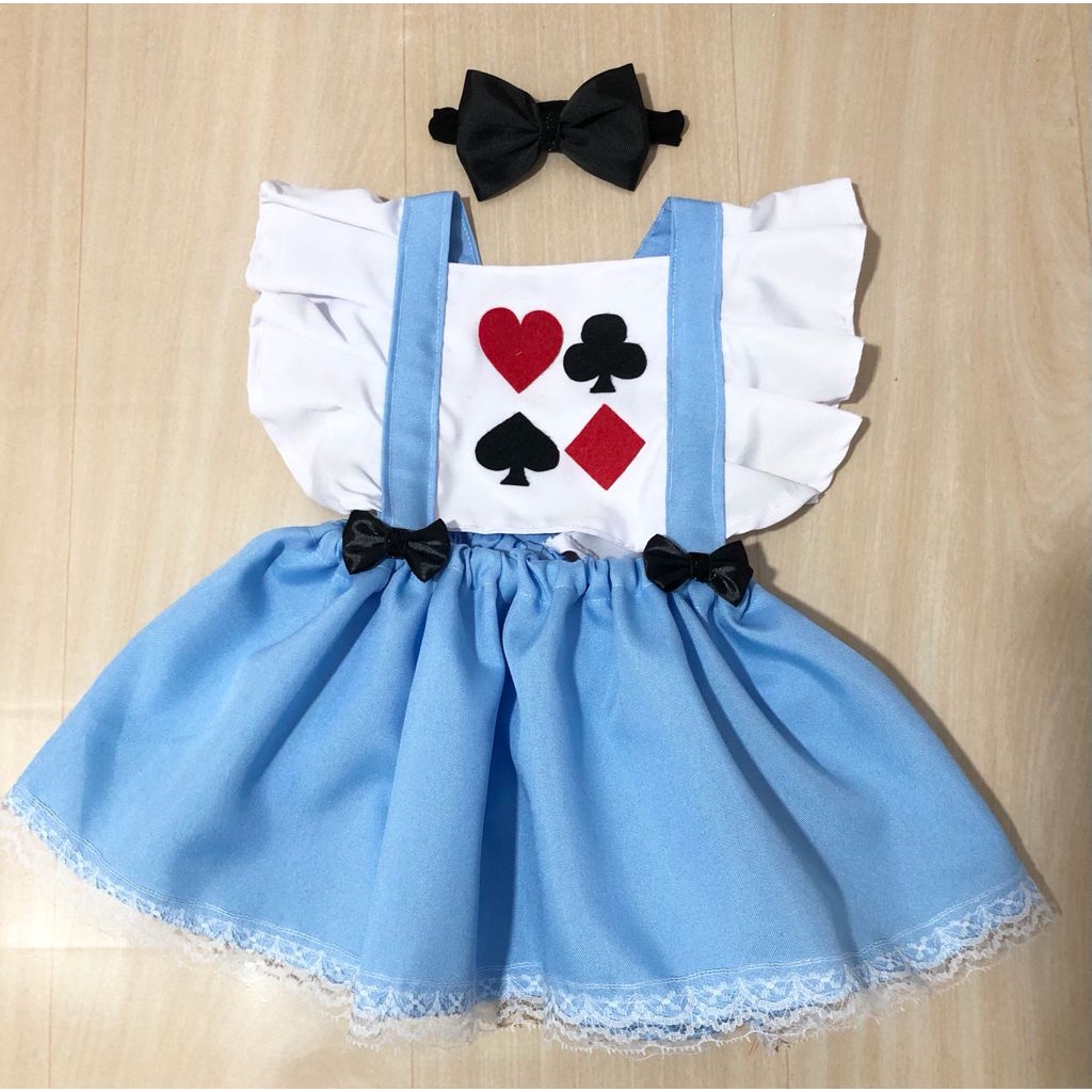 Tema Alice Vestido Bebe Alice No Pais Das Maravilhas Vestido Festa