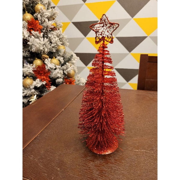 BFYDOAA Mini árvore de Natal branca de 60 cm, pequenas árvores de Natal  para decoração de casa de Natal de mesa, mini árvore de Natal artificial