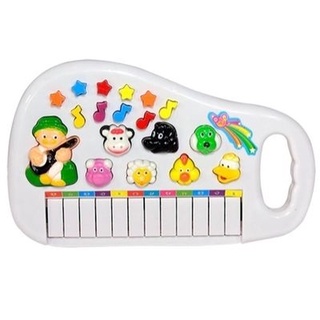 Teclado Piano Musical Infantil BABY Fazendinha Iaiao C/ LUZ