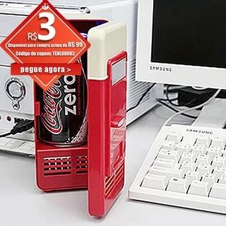 Geladeira Única Casa Portátil Geladeira Carro Mini Geladeira De Escritório Usb Geladeira