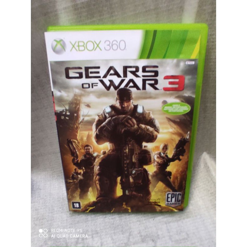 Gears of War 3 - Jogo xbox 360 Midia Fisica em Promoção na Americanas
