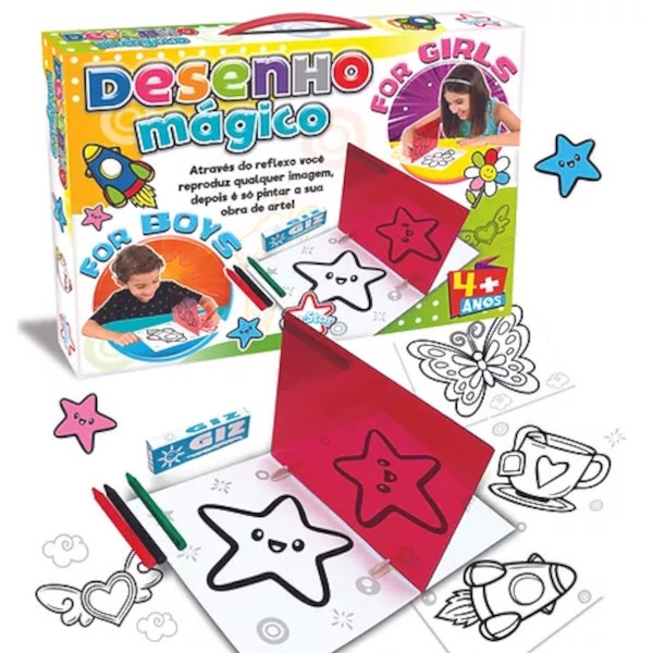 Brinquedo De Menina 3 4 5 6 Anos Aprendendo A Desenhar | Shopee Brasil