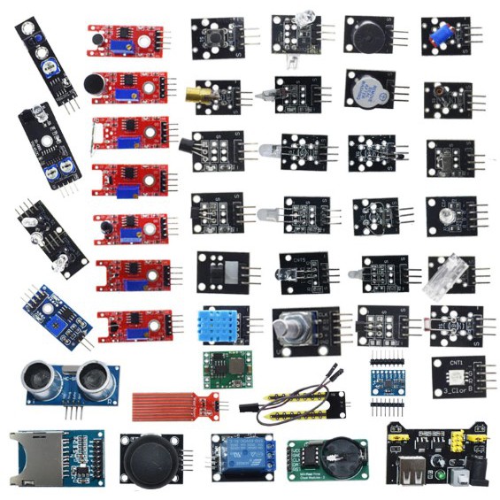 KIT SENSORES PARA ARDUINO COM 45 MÓDULOS DIVERSOS