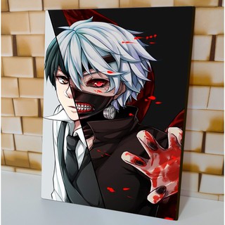 Quadro Decorativo Anime Tokyo Ghoul Mangá Com Moldura RC012