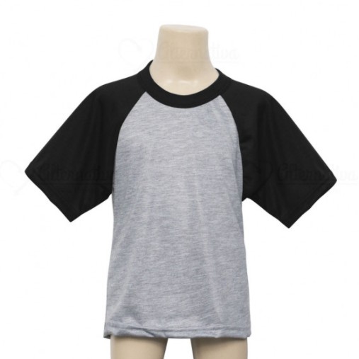 Camiseta Raglan Infantil Moto Grau XJ6