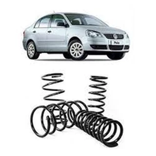 4 Molas Dianteiras e Traseiras Polo Sedan / Hatch 2003 2004 2005 2006 2007 2008 2009 2010