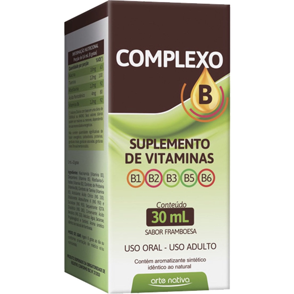 Complexo B Gotas 30ml Suplemento Original - Arte Nativa ( Centrum ...