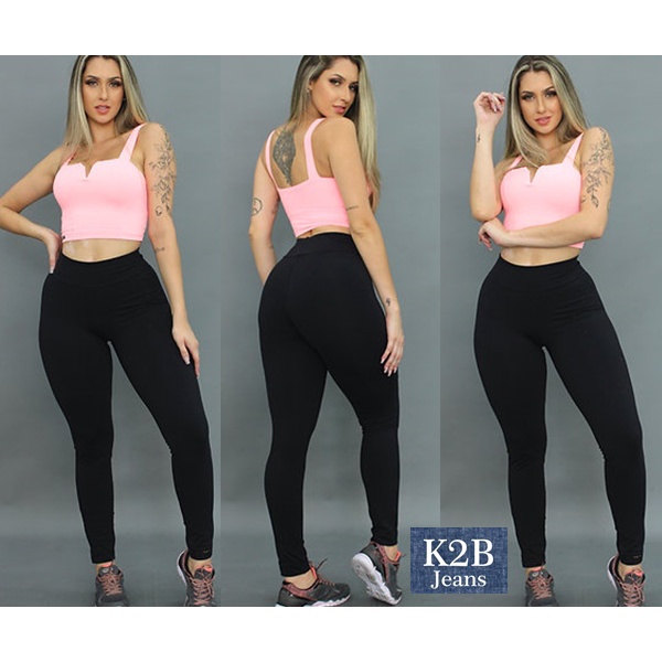 Calça Legging Academia Cintura Alta K2b Jeans 100% Original., Calça  Feminina K2b Jeans Nunca Usado 73308820