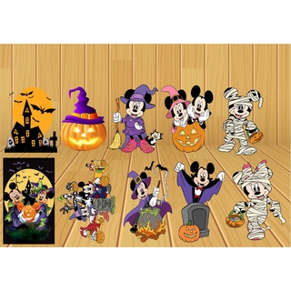 decoração de mickey hallowen 10 display de 20 cm