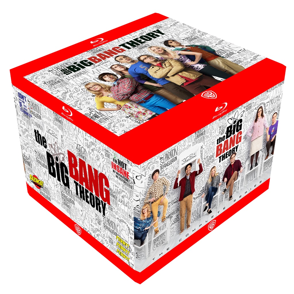 Blu-ray Box The Big Bang Theory - Big Bang: a teoria - Caixa completa em bluray