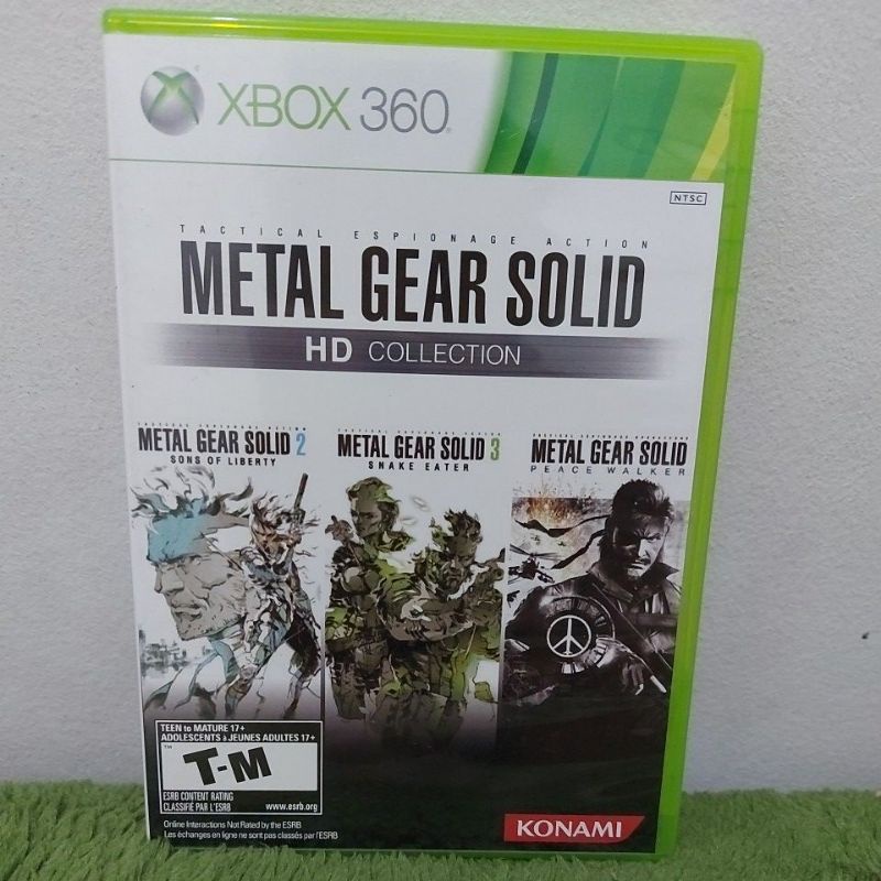 metal gear solid hd COLLECTION XBOX 360