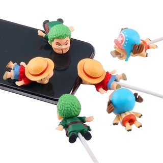 1PC Anime Tema Cabo USB Silicone Caso Protetor/Forma Dos Desenhos Animados De Dados De Carregamento Protege Capa Para O Telefone Móvel
