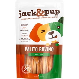 Petisco Para Cães Natural Palito Bovino 100% Carne 5un Jack & Pup em Oferta na Shopee