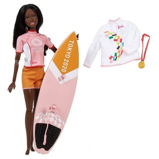 Boneca Barbie Negra Articulada Feita Mexer Roupa Yoga - Alfabay