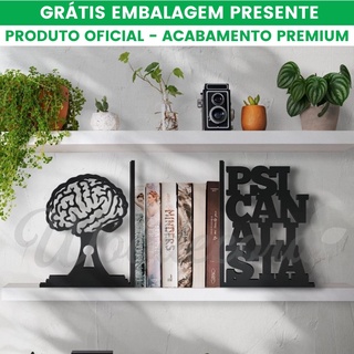 Aparador de Livros Profissões PREMIUM Psicanalista - Porta Livros Organizador de Livros Bibliocanto